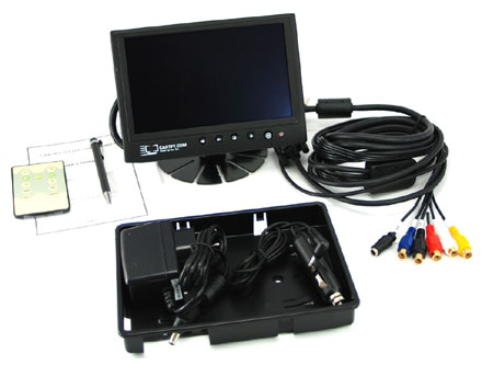 CTF400<b>-SL</b> - VGA 7" TFT - Touchscreen USB - PAL/NTSC -  IR - Autodimmer - Audio <b>[LED-Backlight] -TRANSFLEKTIV PRO-</b> <b>[REFURBISHED]</b>