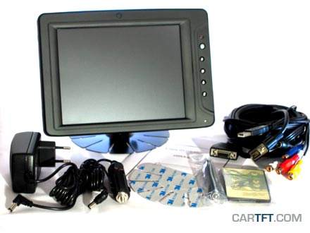 CTF845 - VGA 8" TFT - Touchscreen USB - Video -  Autodimmer - USB-HUB - Audio [<b>REMNANT</b>]